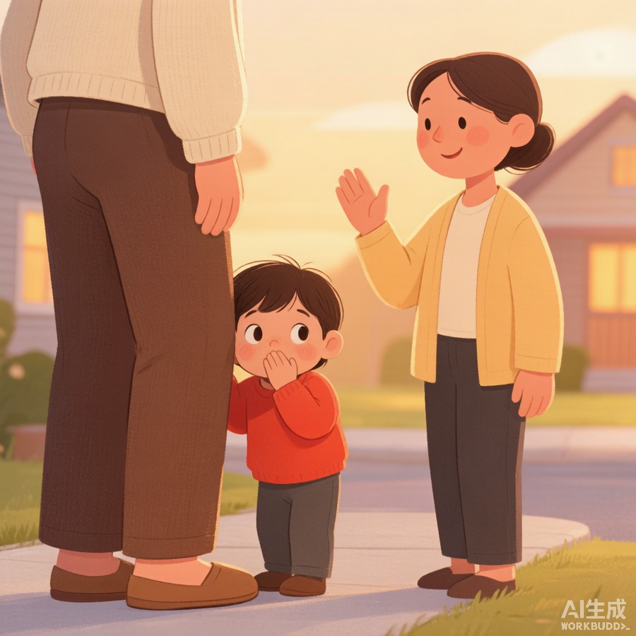 孩子胆小不敢打招呼，需要逼他吗